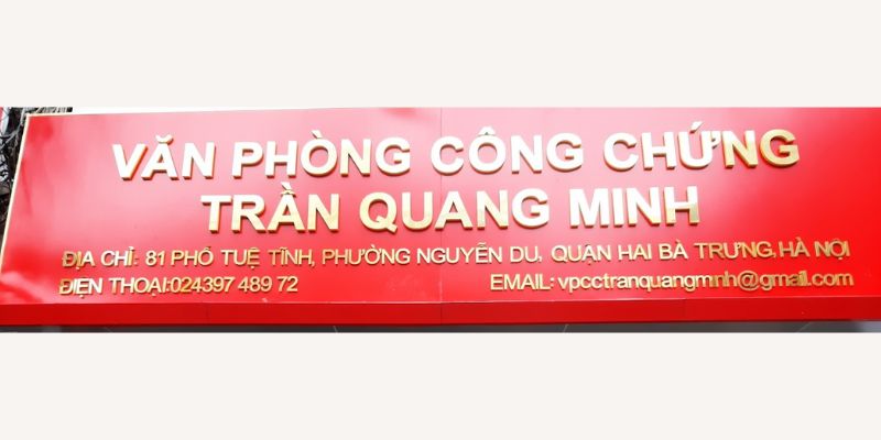 Văn phòng công chứng tại quận Hai Bà Trưng