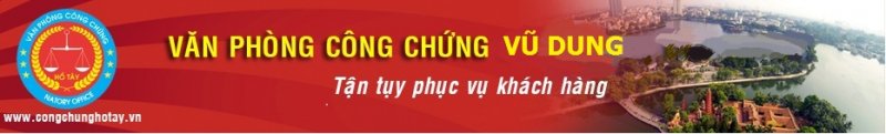 Văn phòng công chứng tại quận Tây Hồ