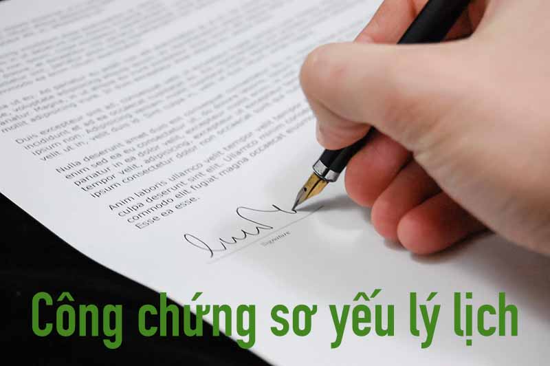 Công chứng sơ yếu lý lịch