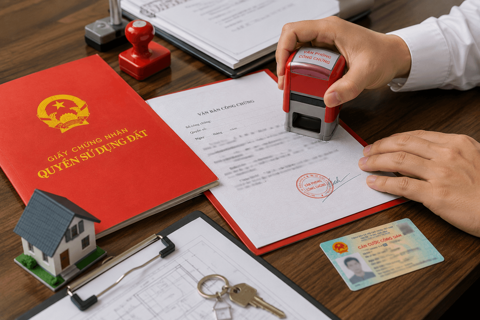 công chứng giấy tờ nhà đất