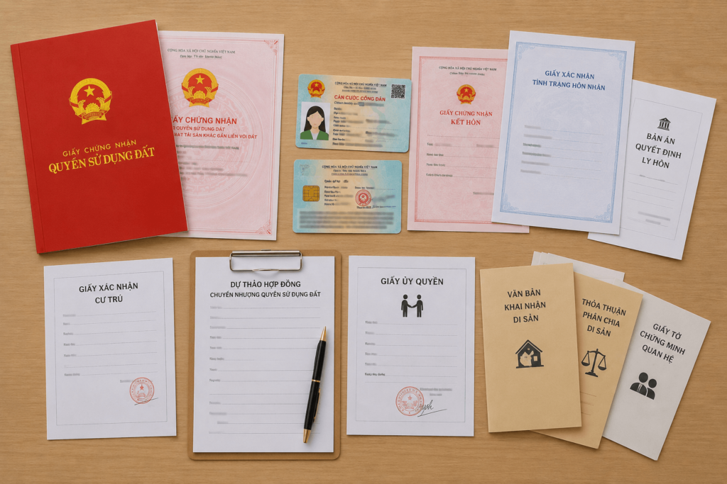 Công chứng sổ đỏ cần những giấy tờ gì