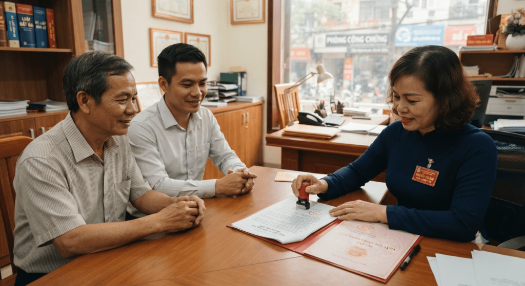 công chứng hợp đồng góp vốn quyền sử dụng đất có bắt buộc không