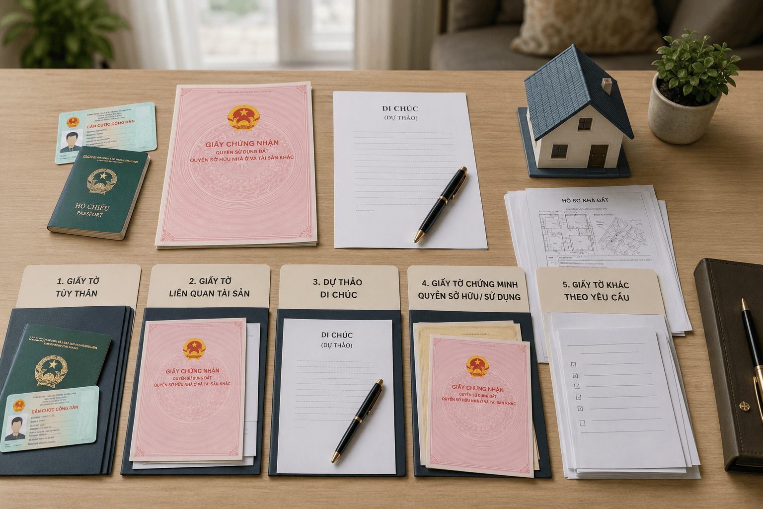 Hồ sơ công chứng di chúc tại nhà gồm những gì?