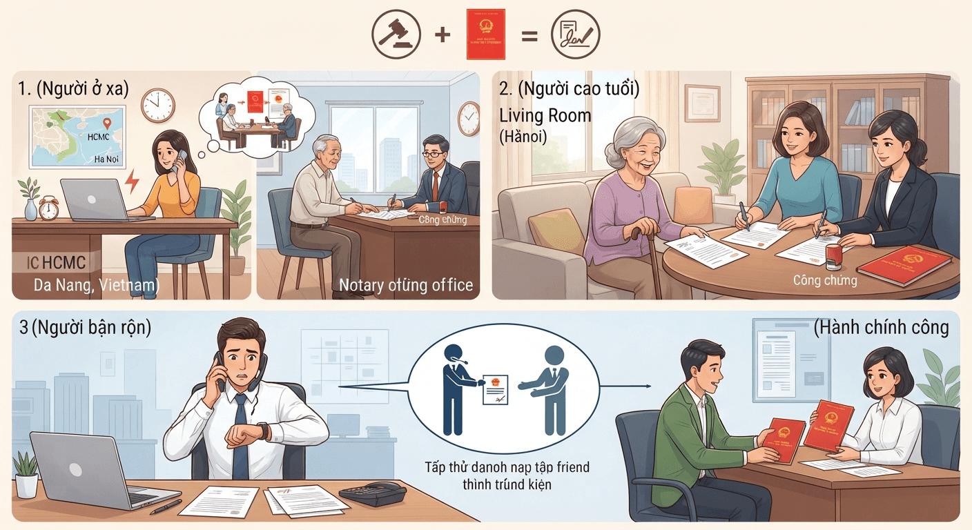 Khi nào cần công chứng ủy quyền làm sổ đỏ?