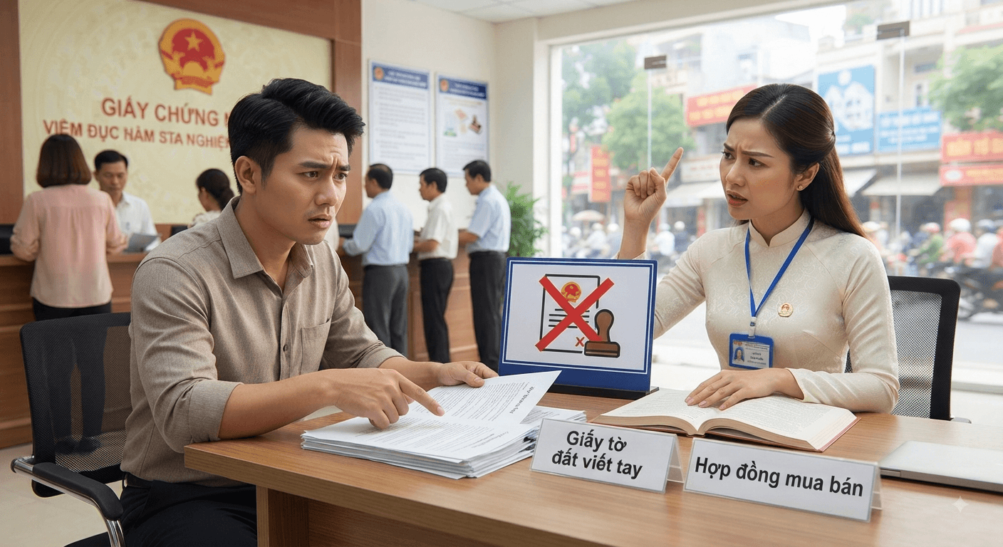 mua bán đất chưa có sổ đỏ có công chứng được không