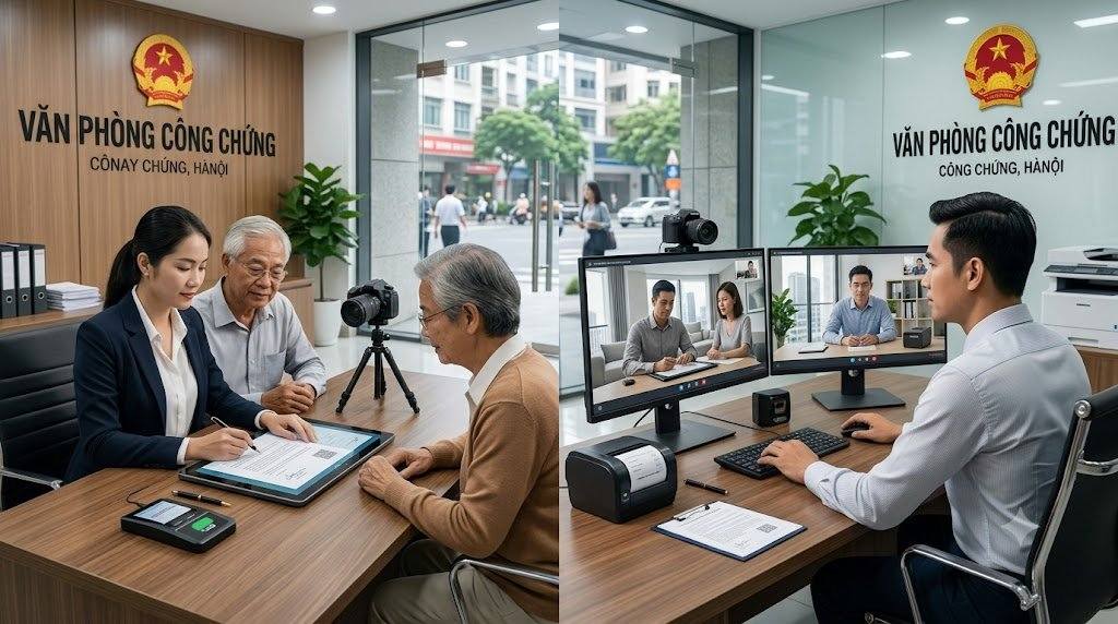 Công chứng điện tử có cần gặp trực tiếp công chứng viên không?
