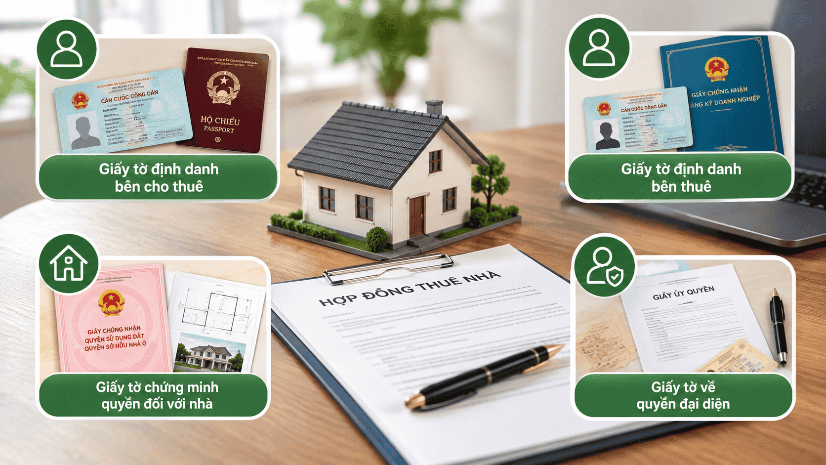 Hồ sơ công chứng hợp đồng thuê nhà gồm những gì?